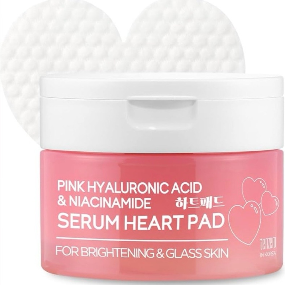 Tenzero Pink Heart Pad for Brightening & Glass Skin